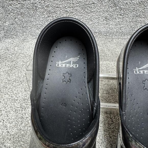 Dansko Shoes Womens Size 10 Professional Lightning Patent Clogs 606-570202 - Picture 7 of 14